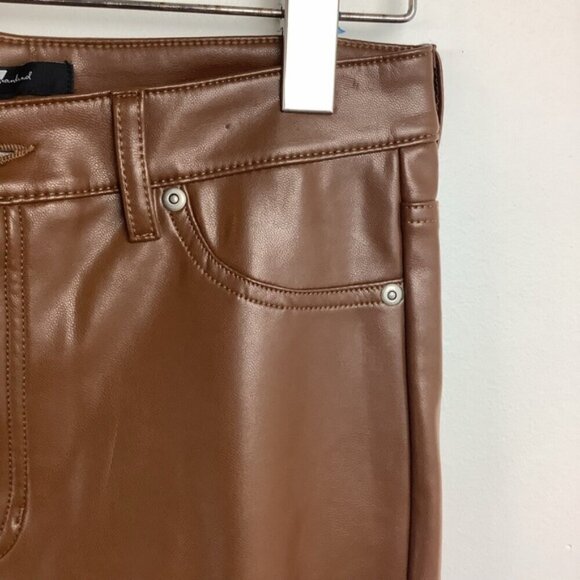 7 FOR ALL MANKIND FAUX LEATHER PANTS S - Picture 5 of 11